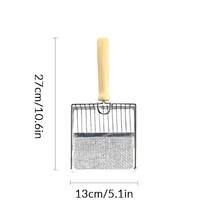 1件不鏽鋼貓砂鏟,大號貓砂鏟,細網設計,金屬凝固砂清理工具,貓咪排泄物清理配件,耐用貓砂盆用品 - 彩色 - 查看 3