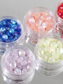 beadia 10顆 10mm 精緻貓眼梅花壓克力貝殼光澤珠,適用手鍊、項鍊、珠飾吊墜、珠飾配件裝飾珠 - 花朵 - 查看 6