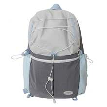 Sac à dos de campus unisexe léger et coloré avec un design vintage, idéal pour les activités de plein air, la randonnée, le cyclisme, les pique-niques et l'utilisation scolaire quotidienne - Rose vert menthe - Voir 9