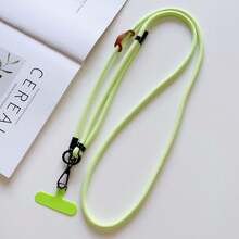 1PC Extra Long Sturdy Crossbody Phone Lanyard, Adjustable Halter, Multi-Functional Anti-Lost Lanyard With Protective Case Clip, Durable Long Chain For Outdoor Travel, Hiking, Crossbody Lanyard With Free Clip - Multicolor - View 3