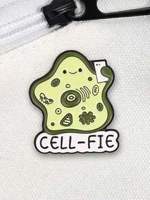 QTHOPE CELL-FIE Cartoon Organelle Enamel Pin Science Biology Humor Smiling Cell Selfie Brooch Bag Lapel Badge Jewelry Gift For Students - Cell - View 3