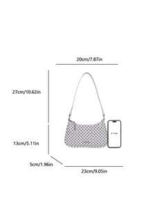 1pc Solid Color PU Leather Women's Shoulder Bag, Multifunctional Crossbody Bag, Suitable For Commuting, Adjustable Shoulder Strap - Beige - View 3