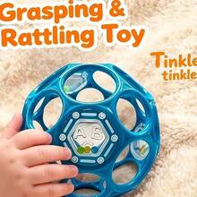 Infant Easy Grip Sensory Ball Rattle, Baby Developmental Bell Play Toy, Early Learning Toy For Baby, Education Sensory Training Toy, Ideal All Holiday ThanksGiving Birthday Back-To-School Gift For Newborns - Multicolor - View 7