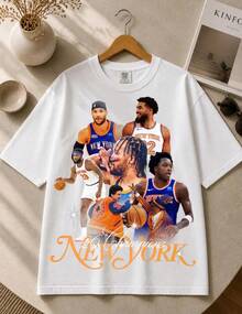 Camiseta Vintage de los New York Knicks Campeones 2026 - Blanco - Ver 1