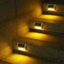 1pc LED Solar Outdoor Stair Light, Wall Light, Suitable For Outdoor Garden Fence Wall Stair - 888 - 查看 4
