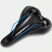 1pc Hollow Gradient 3D Cycling Saddle, Comfortable Road/Mountain Bike Seat, Suitable For Road/Mountain Bike Riding Equipment - Multicolor - View 7