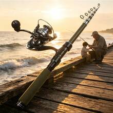 SEACHASER Fishing Tackle Set:Telescopic Fishing Rod With Reel,Telescopic Rod,Freshwater And Saltwater,Pocket-Sized Fishing Rod - Multicolor - View 9