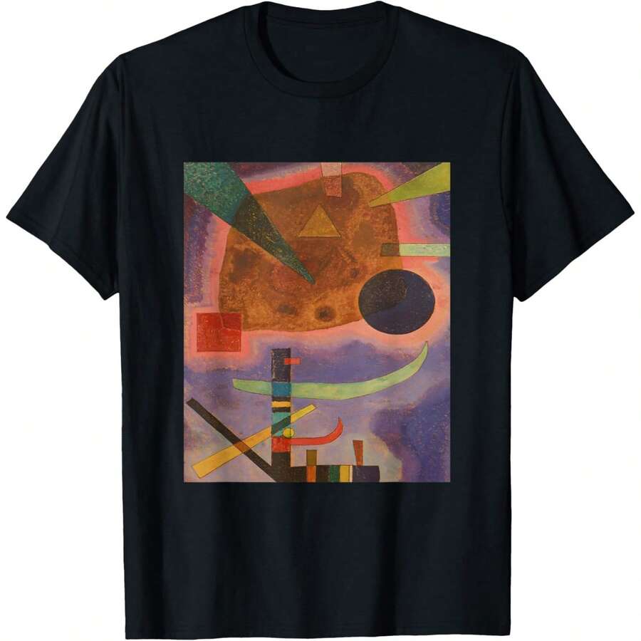 Three Elements by Kandinsky T-Shirt - Negro - View 1