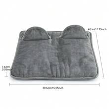 Hailicare Electric Heating Foot Warmer Pad(40*40cm),9-Gear Temperature Settings 4-Level Timing Super Soft Fabric Hand&Machine Washable,Foldable And Portable Electric Blanket,Fast Heating, Suitable For Bed, Office, Under Desk - Grey - View 11