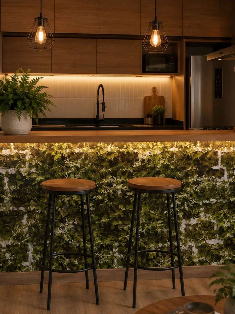 Self-Adhesive PVC Wallpaper, Washable, Decorative Wood Pattern, 5m X 10m Roll, For Home Renovation And Decoration, Living Room, Bedroom, Kitchen, Furniture, Patterned Wall Covering. - F218 - 查看 1