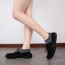 A B C Lunpao 0268 Five-Finger Shoes For Women And Men, Indoor Soft Sole Yoga Pilates Comprehensive Training Fitness Shoes - Black - View 3