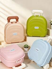 Carry-On Suitcase, Travel Bag, Trolley Bag With Telescopic Handle And Handbag. Lightweight And Easy To Carry, Perfect For Daily Commute, Travel, Camping And Other Occasions. It's A Beautiful Holiday Gift - Multicolor - View 2