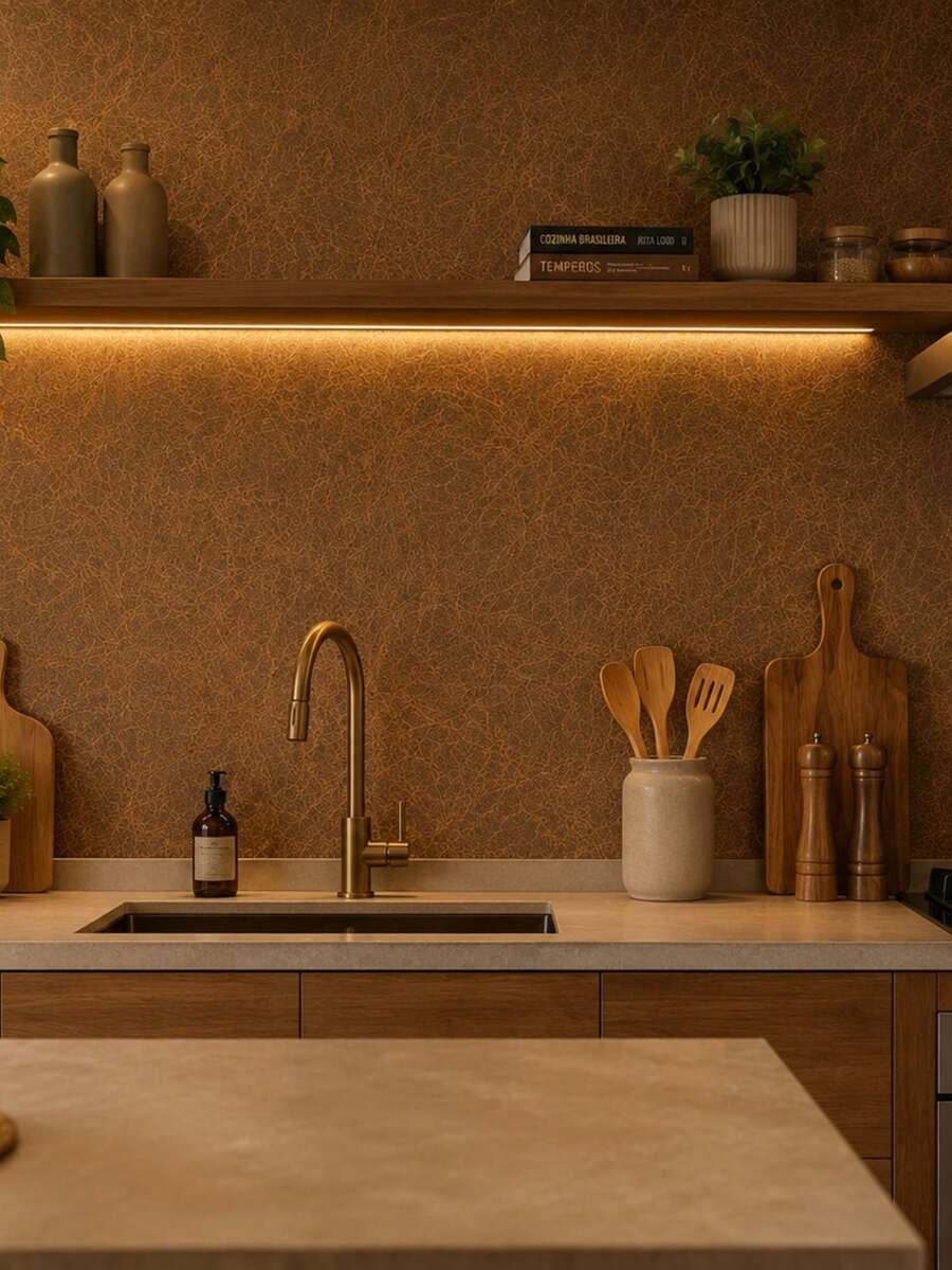 Self-Adhesive PVC Wallpaper, Washable, Decorative Wood Pattern, 5m X 10m Roll, For Home Renovation And Decoration, Living Room, Bedroom, Kitchen, Furniture, Patterned Wall Covering. - F203 - 查看 1