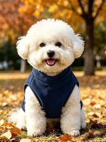 Chaleco de forro polar con cremallera para perro, adecuado para perros pequeños a medianos de menos de 10kg, abrigo de invierno suave y a prueba de viento para perro, chaqueta sin mangas fácil de poner y quitar para cachorro, conjunto de suéter cómodo y cálido para mascota, adecuado para Teddy, Bichón, Bulldog Francés - Multicolor - Ver 5
