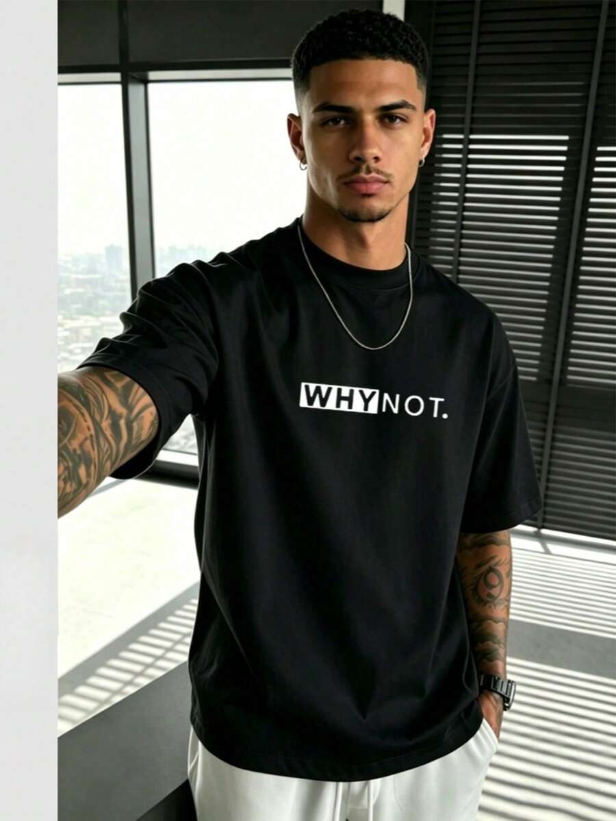 Camisetas de hombre - Negro - Ver 1