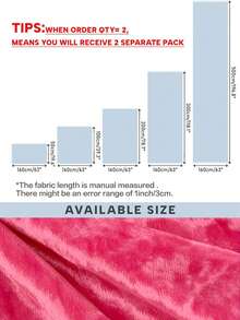 1pc Matte Velvet Fabric, Soft & Luxurious Material, For Handmade DIY, Sewing, Clothing, Interior Decor, Curtains, Decoration - Rose Red - View 2