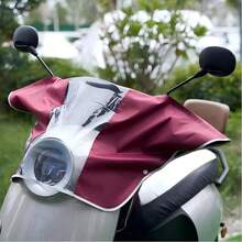 Funda impermeable para tablero de bicicleta eléctrica con ventana transparente, a prueba de todo clima, lluvia, sol y polvo, tela Oxford con ribete blanco, estilo minimalista, protector universal para manillar de scooter eléctrico y motocicleta, adecuado para desplazamientos al aire libre en todas las estaciones - transparente - Ver 16
