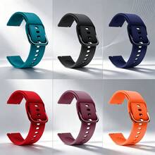 VA VA VOOM 1/2/6/10入 18/20/22mm 綠色矽膠手錶錶帶，可調節快拆防水智慧錶帶，相容於 GT6/5/4、Honor 41mm、GTS；Galaxy Watch4-7、Active2、Gear S3、Watch3 45mm、GT 系列 46mm 智慧手錶配件，適合母親節、父親節、學生開學禮物 - 綠色 - 查看 23