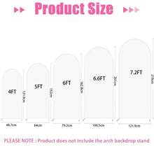 Arch Covers,Arch Backdrop Stand Fitted Cover For Wedding Birthday Party Or Halloween Ceremony Banquet Decoration(Orange,Cover Only) - View 2