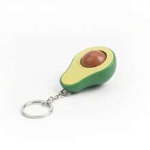 Avocado Roller Ball Stress Relief Keychain, Mini Massager, Personalized Fun Fruit Stress Relief Keyring Backpack Charm - Avocado Ornament - View 10