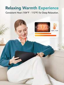 SKG K5-3 Pro Red Light Vibration Heating Neck Massager, Wireless Charging Wearable, 9-Level Pulse, 5 Massage Modes, App Control, Suitable For Home, Office, Travel, Unisex Gift - View 5