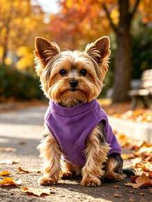 Chaleco de forro polar con cremallera para perro, adecuado para perros pequeños a medianos de menos de 10kg, abrigo de invierno suave y a prueba de viento para perro, chaqueta sin mangas fácil de poner y quitar para cachorro, conjunto de suéter cómodo y cálido para mascota, adecuado para Teddy, Bichón, Bulldog Francés - Multicolor - Ver 8