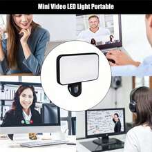 No 015062149-0001 1pc Adjustable 3-Color Selfie Ring Light With Clip, Portable Mini LED Light, USB Rechargeable (250mAh), Suitable For Phone, Camera, Video Conference, Live Streaming Fill Light, Laptop, Makeup And Selfie, Perfect Gift For Back To School, Birthday, Halloween, Christmas - Fill Light - View 13