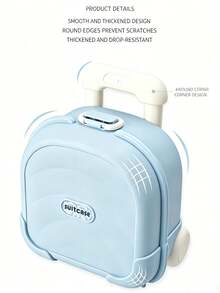 Carry-On Suitcase, Travel Bag, Trolley Bag With Telescopic Handle And Handbag. Lightweight And Easy To Carry, Perfect For Daily Commute, Travel, Camping And Other Occasions. It's A Beautiful Holiday Gift - Multicolor - View 8
