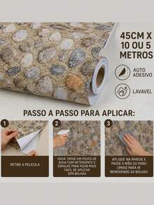 Self-Adhesive PVC Wallpaper, Washable, Decorative Wood Pattern, 5m X 10m Roll, For Home Renovation And Decoration, Living Room, Bedroom, Kitchen, Furniture, Patterned Wall Covering. - F212 - 查看 2