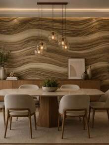 Self-Adhesive PVC Wallpaper, Washable, Decorative Wood Pattern, 5m X 10m Roll, For Home Renovation And Decoration, Living Room, Bedroom, Kitchen, Furniture, Patterned Wall Covering. - M206 - 查看 4