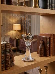 Light Luxury Crystal Glass Incense Burner, Middle Eastern Arabic Style Bakhoor Burner, Can Be Used As Aroma Diffuser, Home Decor, Bedroom, Living Room Centerpiece, Office, Yoga Space, Parties, Elegant Ambiance - Multiple Styles - View 7