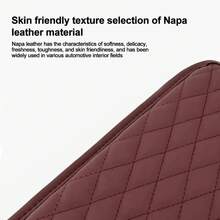 Universal Protective Cover For Car Center Console, Armrest Cushion With Pocket, Armrest Mat, Elbow Support, Armrest Storage - Red - Classic Model - View 3