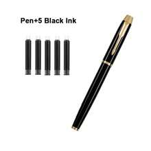 Premium Black Metal Pen – A High-End Gift For Business Meetings; A Smooth-Writing, Unisex Fountain Pen; Suitable For Students, Teachers, And Office Use; Takes Replaceable Ink Cartridges - Fountain Pen - View 13