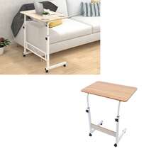 Table d'ordinateur à roulettes - Noyer - Voir 6