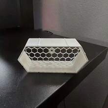 1pc Hexagonal Toy Car Storage Organizer, Stackable Multi-Compartment Space-Saving Design, Modular Honeycomb Wall-Mounted Display Rack, PLA Material, Suitable For Alloy Model Cars, RC Car Collection, Model Room Desktop/Shelf Display Box - Multicolor - View 14