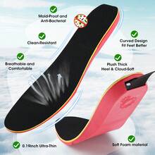 Hailicare 給長輩父母的智能發熱鞋墊,APP控制3段式加熱 40-60℃,3000mAh電池 IPX7防水,透氣防臭,S/M尺寸,冬季禮物 - 黑色 - 查看 9
