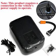 Mini Portable Car Air Pump 150psi Tire Pressure Monitoring LED Light Electric Smart Air Pump (Note: Wired Version No Battery, Only Supports Car Cigarette Lighter Use, Please Purchase Carefully) Wireless Version 7.4v 2000mah - Black - View 13