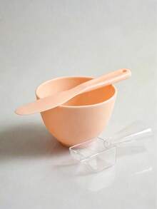 Silicone Face Mask Bowl And Brush Set, Soft Mask Mud Mixing Tool For Beauty Salon, DIY Skincare Kit - Multicolor - View 13