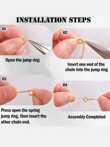 Small Spring Round Jewelry Clasps For Necklaces, Bracelets & DIY Crafts, Silver & Gold Plated - Multicolor - View 5
