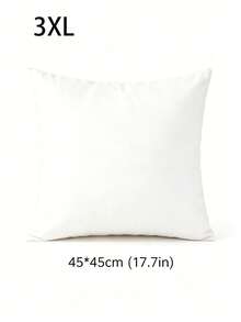 1pc Thick Non-Woven Fabric Pillow Core, Soft And Comfortable Cotton Pillow Insert, Multiple Sizes Cushion Core, Car Throw Pillow Insert, Suitable For Living Room, Bedroom, Sofa Decoration, Autumn Decoration, Room Decoration - White - View 12