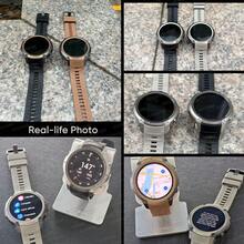 GUHUAVMI Smartwatch GPS Olahraga Outdoor Pria Terbaru 2026 yang Tahan Lama, Unduhan Offline GPS Asli, Pemosisian GPS Presisi Tinggi, Layar Sentuh Penuh AMOLED HD 1,43 Inci 466*466, Jam Tangan Renang Tahan Air 5ATM, Panggilan Bluetooth, Asisten Suara, Fungsi Pengingat, 170+ Mode Olahraga, Pelacak GPS, Kompas/Ketinggian/Barometer, Pelacak Aktivitas, Jam Tangan Pelacak Kebugaran dengan Penghitung Langkah, Jarak, Kalori, Smartwatch Wanita, Desain Modis Dua Warna, Baterai Kapasitas Besar 500mAh, Kompatibel dengan iOS dan Android - View 10