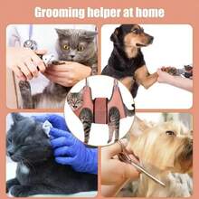 New Pet Cat Grooming Hammock Assistant, Universal Cat And Dog Hammock, Dog Nail Trimming Grooming Restraint Bag, Pet Supplies - Multicolor - View 5