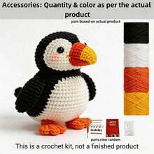 Peacock/Flamingo/Mockingbird And Other Small Bird Crochet Material Kit (Not Finished Product, Needs To Be Hand Woven) Suitable For Beginners Crochet Kit - Includes All Crochet Materials And Graphic Tutorials. Handmade Lucky Gift. - Multicolor - View 17