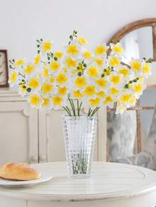 1PC Luxury Artificial Narcissus Flower Home Living Room Decor Ornament Dining Table Bouquet Photography Prop For B&B Hotel - Multicolor - View 6