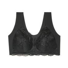 Sujetador talla grande tank cierre frontal push-up copa fija espalda bonita mujer europeo-americano - Neón/Fluorescente - Ver 7