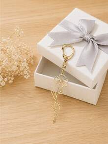 Llavero de metal personalizable con tu nombre grabado, solo llavero/caja de regalo, regalo personalizado para amigos - Estilo B - Ver 5