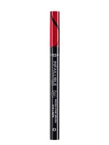 L'Oreal Infallible Infallible Grip 極細刷頭眼線液 #01 黑曜石黑 | 防水長效配方可達 36 小時 | 0.1mm 極細筆尖，讓你掌控自如 - 01 Obsidian Black - 查看 1