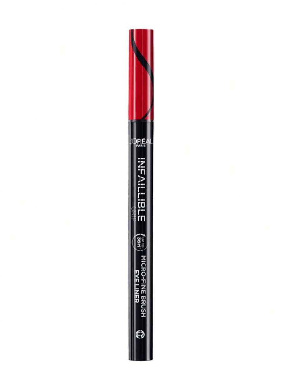 L'Oreal Infallible Infallible Grip 極細刷頭眼線液 #01 黑曜石黑 | 防水長效配方可達 36 小時 | 0.1mm 極細筆尖,讓你掌控自如 - 01 Obsidian Black - 查看 1