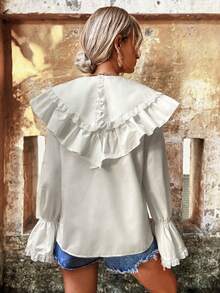 Women Blouses & Shirts - Blanco - View 3