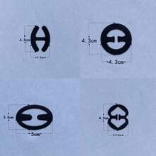 10pcs/8pcs/4pcs Bra Strap Buckles 4 Colors H-Shaped Bra Straps With Anti-Slip Clips, Cross Strap Buckles For Bra Strap Fixer, Invisible Bra Strap Clips, Suitable For Cross-Style Bras, Women's Bra Accessories, Travel, Sports, Outdoor Activities, Belts, Back To School Supplies, Etc. - Multicolor - View 7